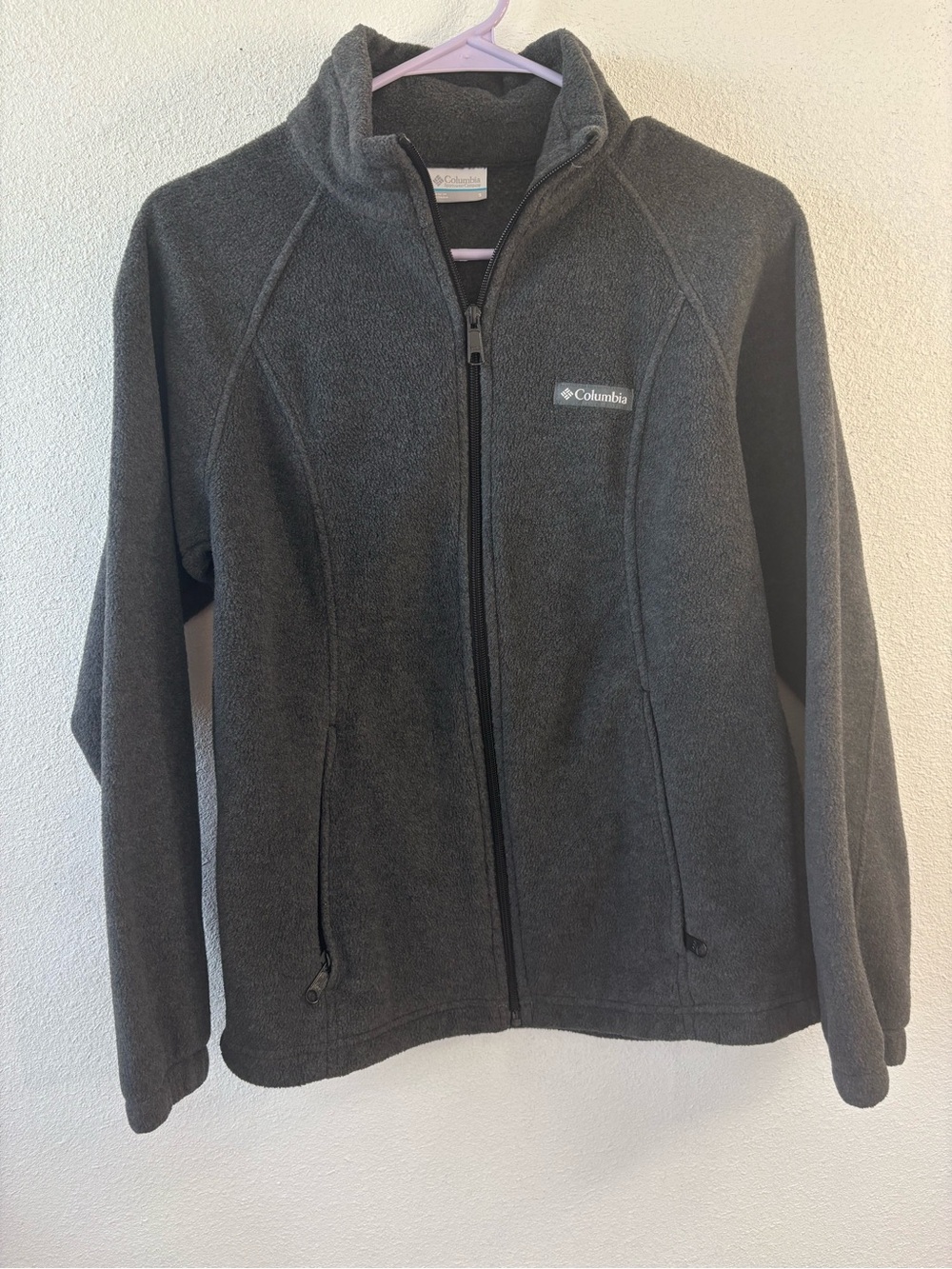 Columbia Women’s Size S Charcoal Fleece Zip Jacket